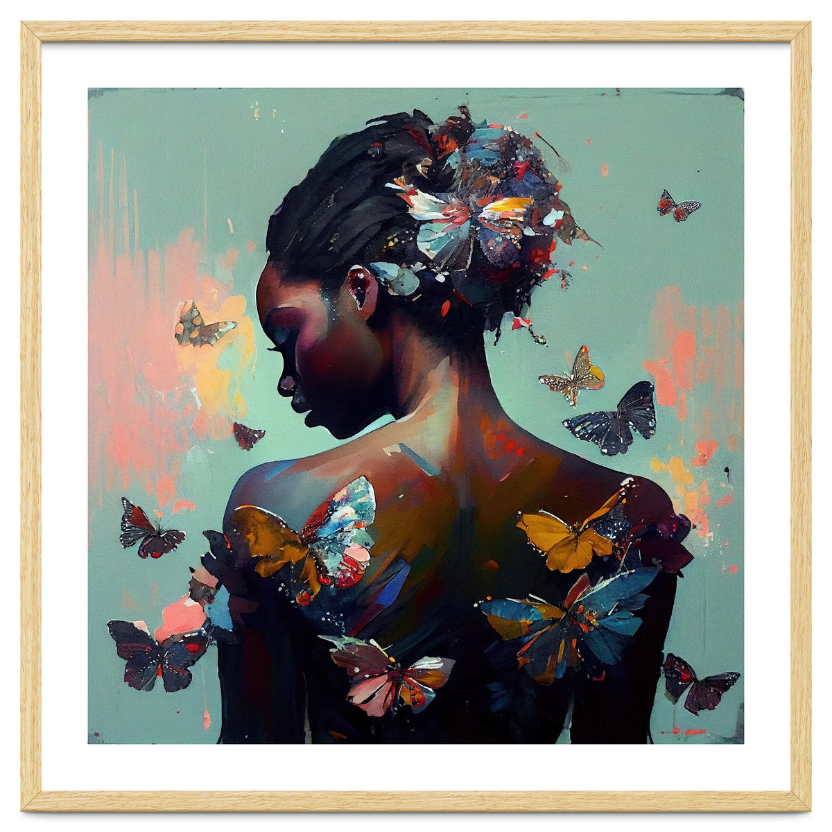 Powerful Butterfly Woman Body #1