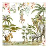 Watercolor Wild Animals Jungle  (Print Only) thumbnail