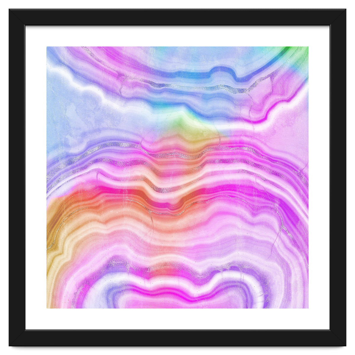Neon Agate Texture 03
