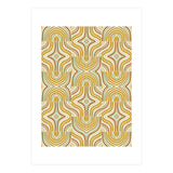 Ochre Retro Marbled Tiles (Print Only) thumbnail
