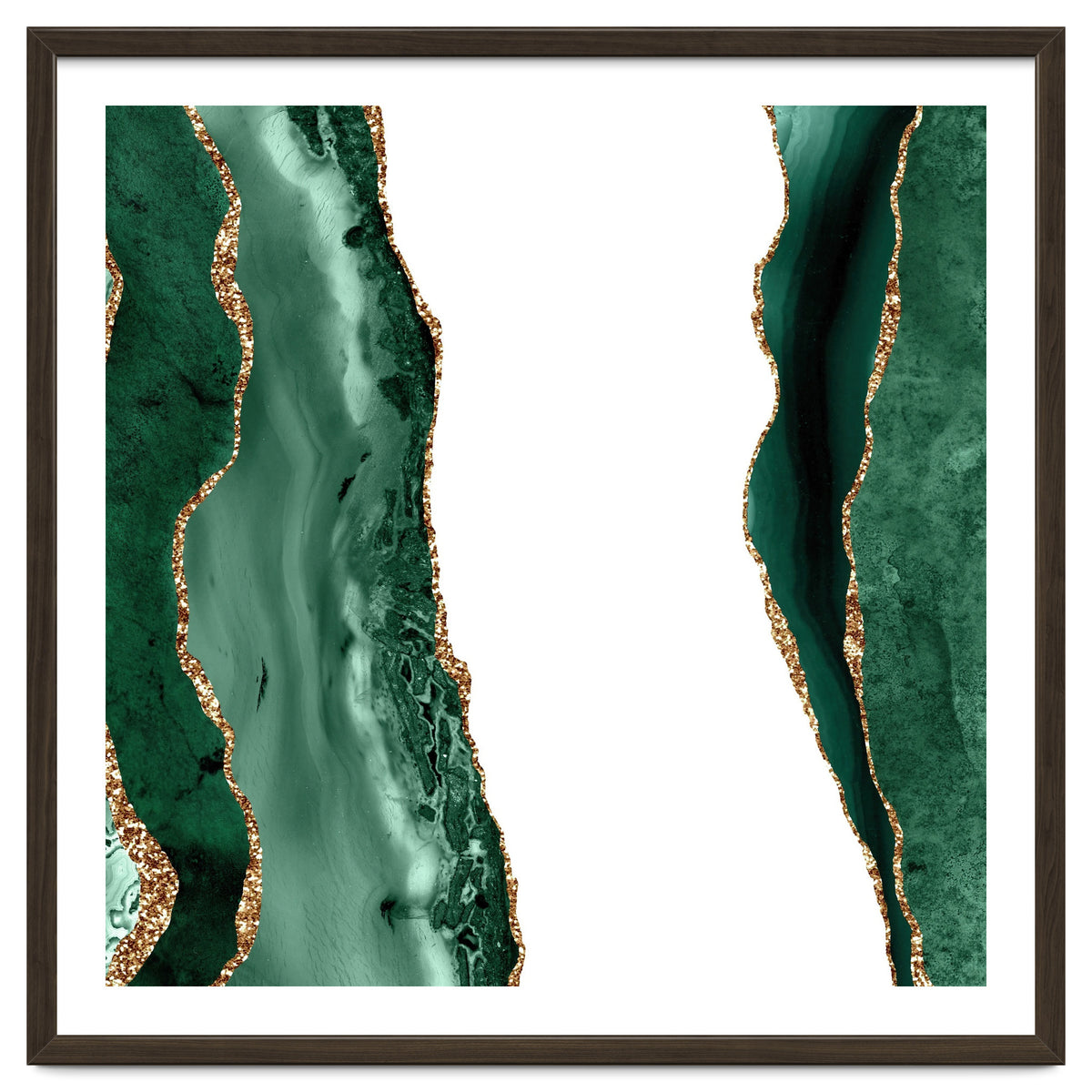 Emerald & Gold Agate Texture 14