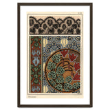 Cyclamen persicum motif in patterns for lace, wallpaper and fabric. thumbnail