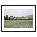 Red roof houses in the green field thumbnail