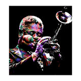 Dizzy Gillespie American Jazz Trumpeter Legend Colorful (Print Only) thumbnail