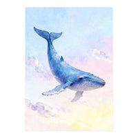 Flying Whale in the Clouds (Print Only)
