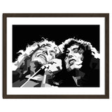 Robert Plant & Jimmy Page Black Illustration thumbnail
