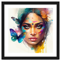 Holi Glow Hindu Portrait