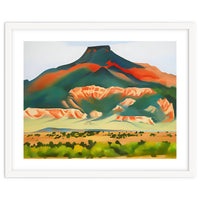 Georgia O’Keeffe – My Front Yard, Summer (1941) | Vibrant Southwestern Landscape in Modernist Style