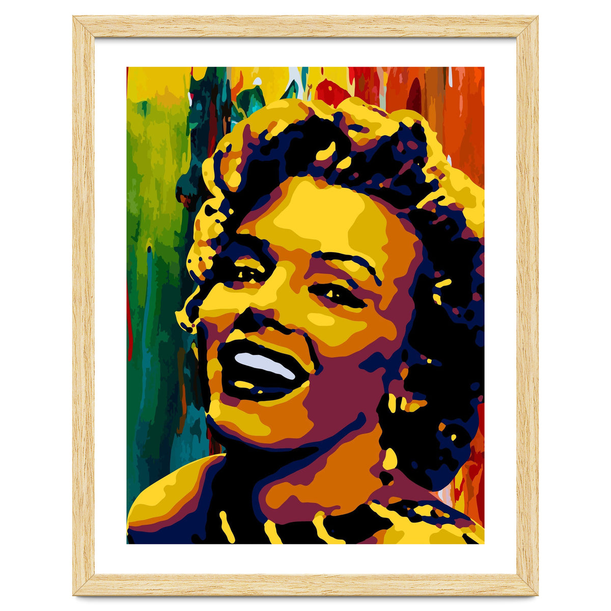 Marilyn Monroe Colorful abstract 2