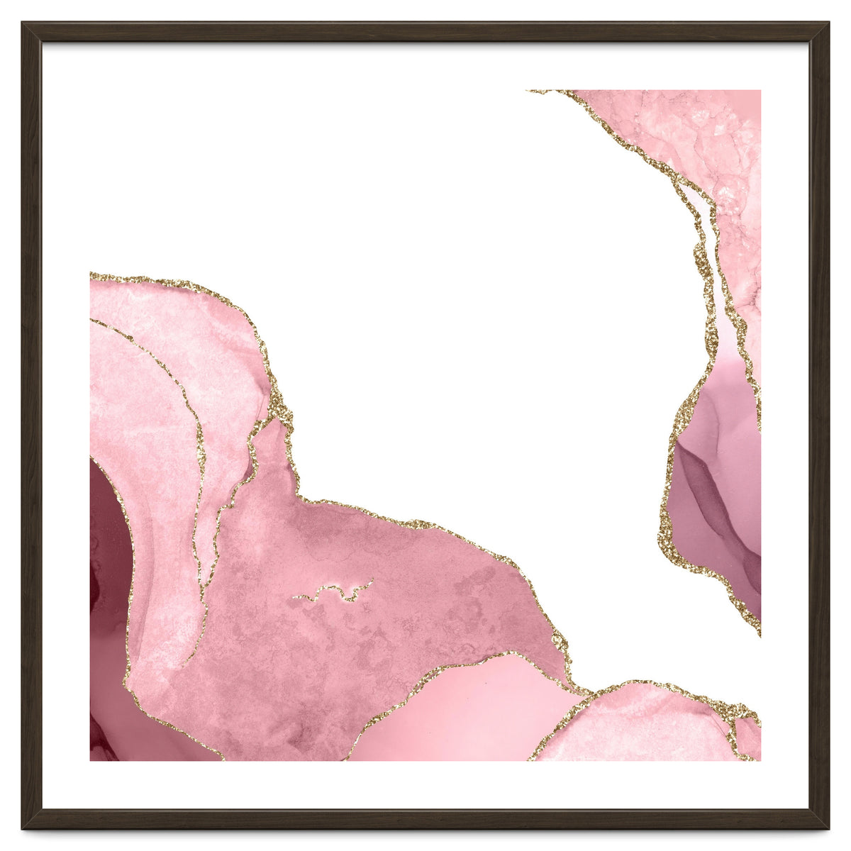 Blush & Gold Agate Texture 07