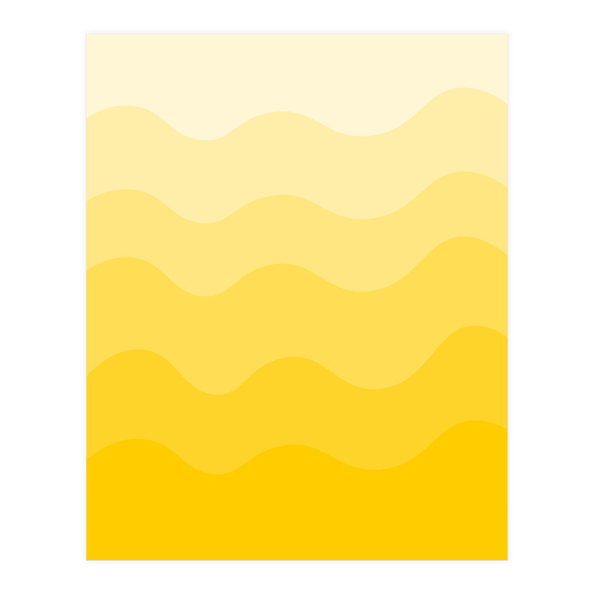 Yellow gradient design (Print Only)