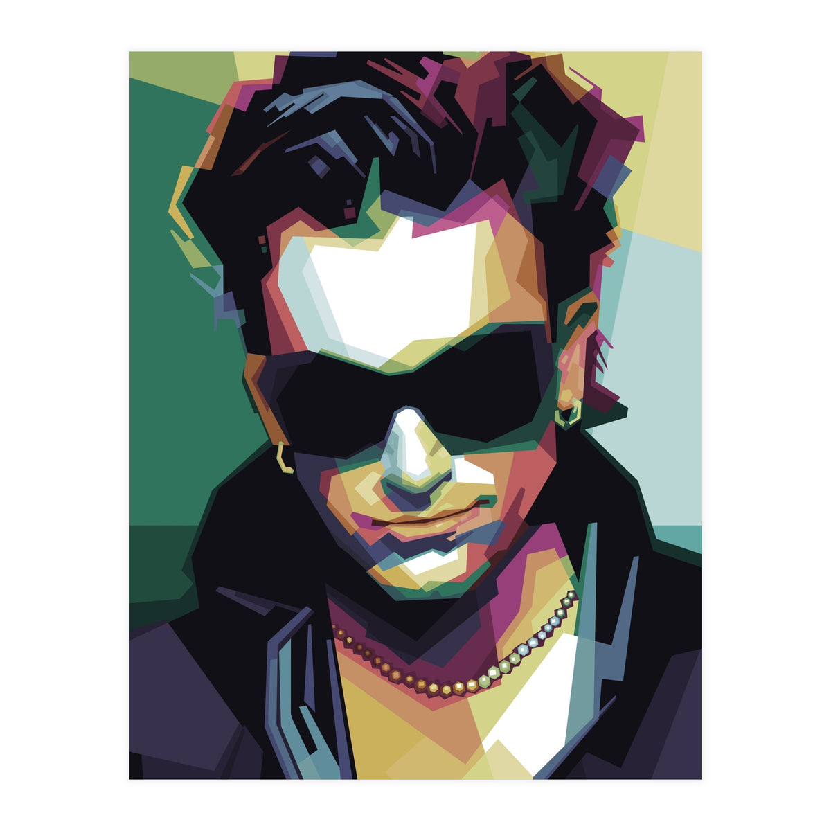 Bono Pop Art WPAP (Print Only)
