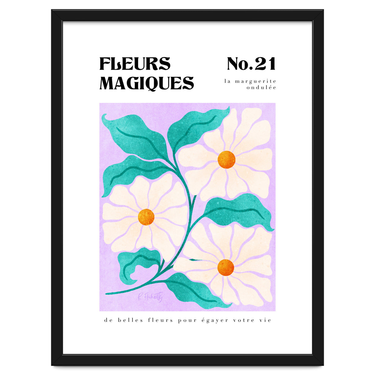 Magical Flowers No.21 Wavy Daisy