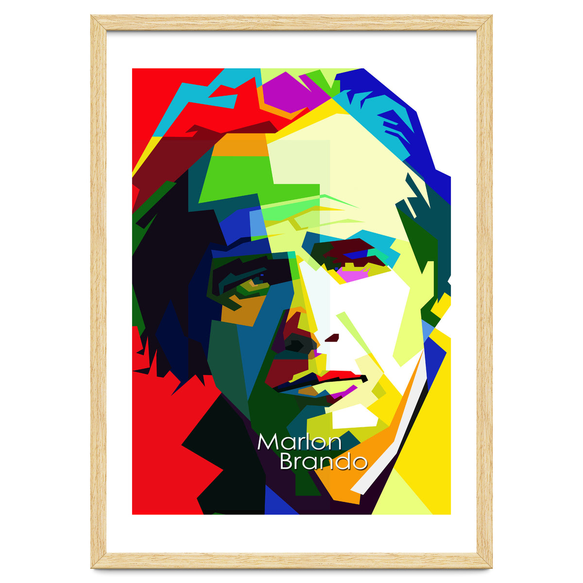 Marlon Brando Pop Art WPAP
