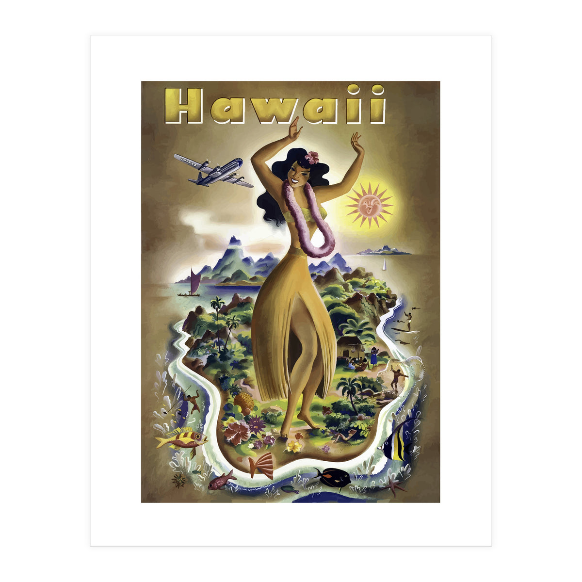 Hawaii Island (Print Only)