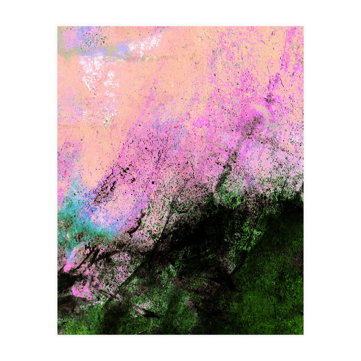 Abstract Summer Day - Portrait (Print Only)