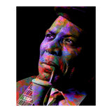 Howlin Wolf American Blues Musician Legend Colorful (Print Only) thumbnail