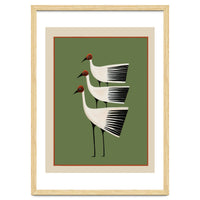Striped Bird Trio I