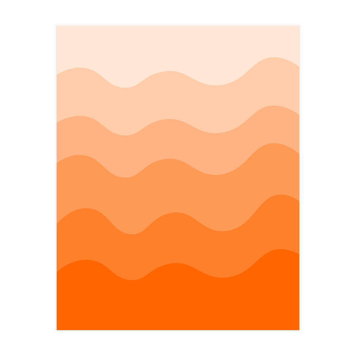Orange gradient design (Print Only)