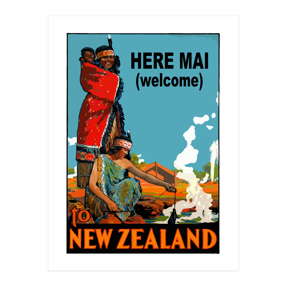 New Zealand, Welcome (Print Only)