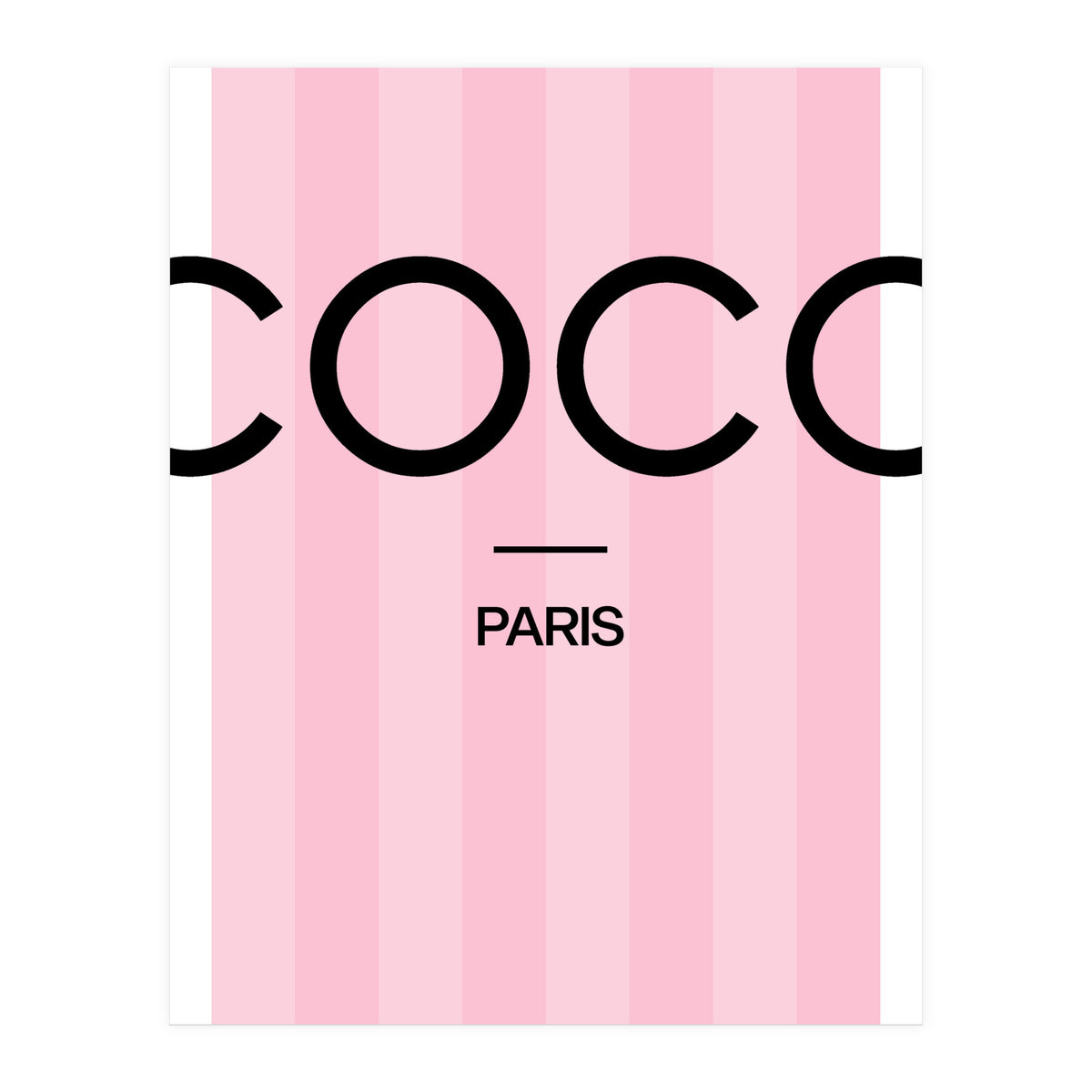 Paris Fashion Quote Art, Coco Chanel, Chic Decor (Print Only)