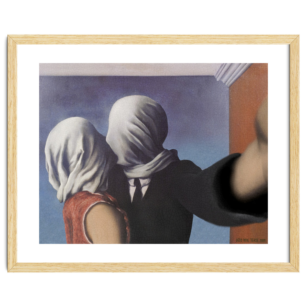 Lovers - Magritte - Selfie
