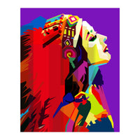 Apache Woman Pop Art Wpap (Print Only)