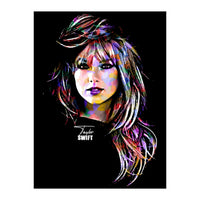 Taylor Swift Colorful Art 2 (Print Only)