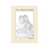 Two Venetian Women – Eugene de Blaas (ascii art)  (Print Only) thumbnail