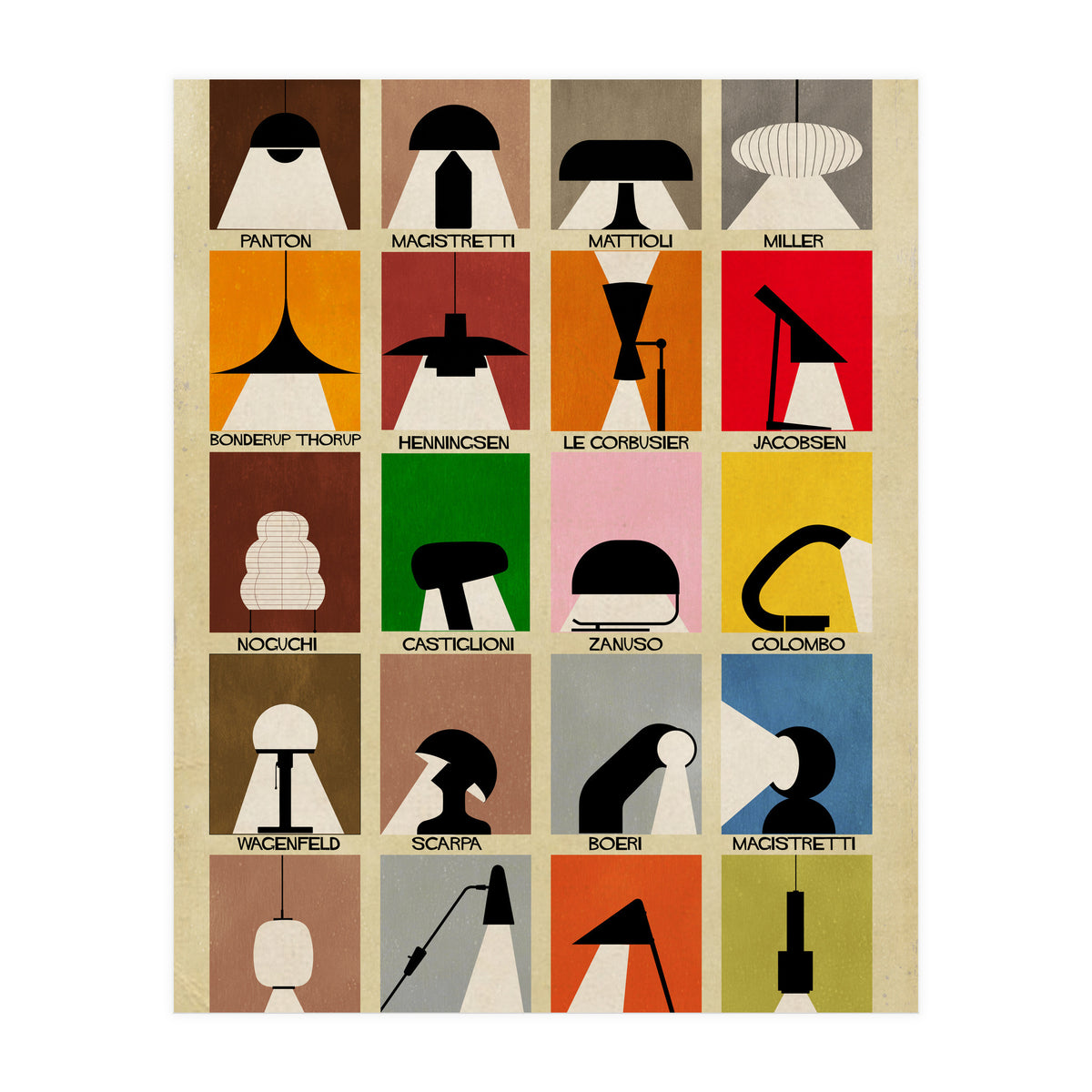 Zoo Lamp Lampade (Print Only)