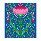 Bold Symmetrical Floral  (Print Only) thumbnail