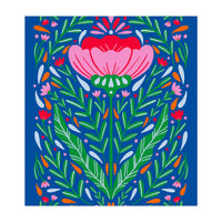 Bold Symmetrical Floral  (Print Only)