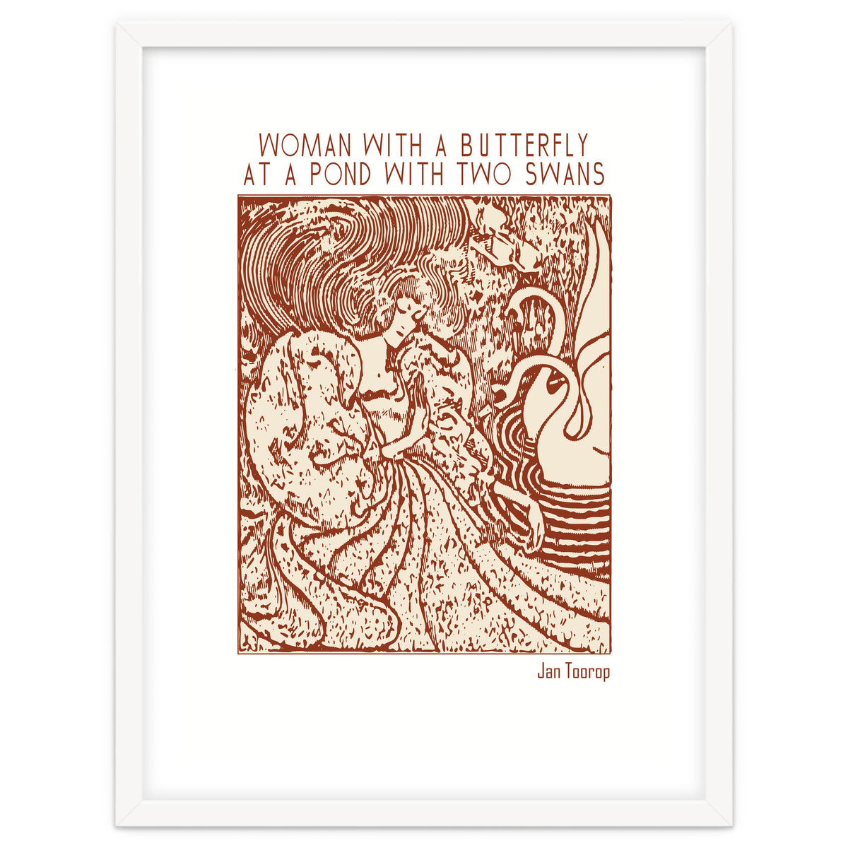 Woman With A Butterfly