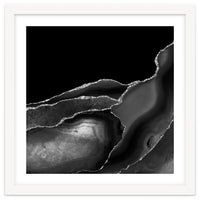 Black & Silver Agate Texture 04