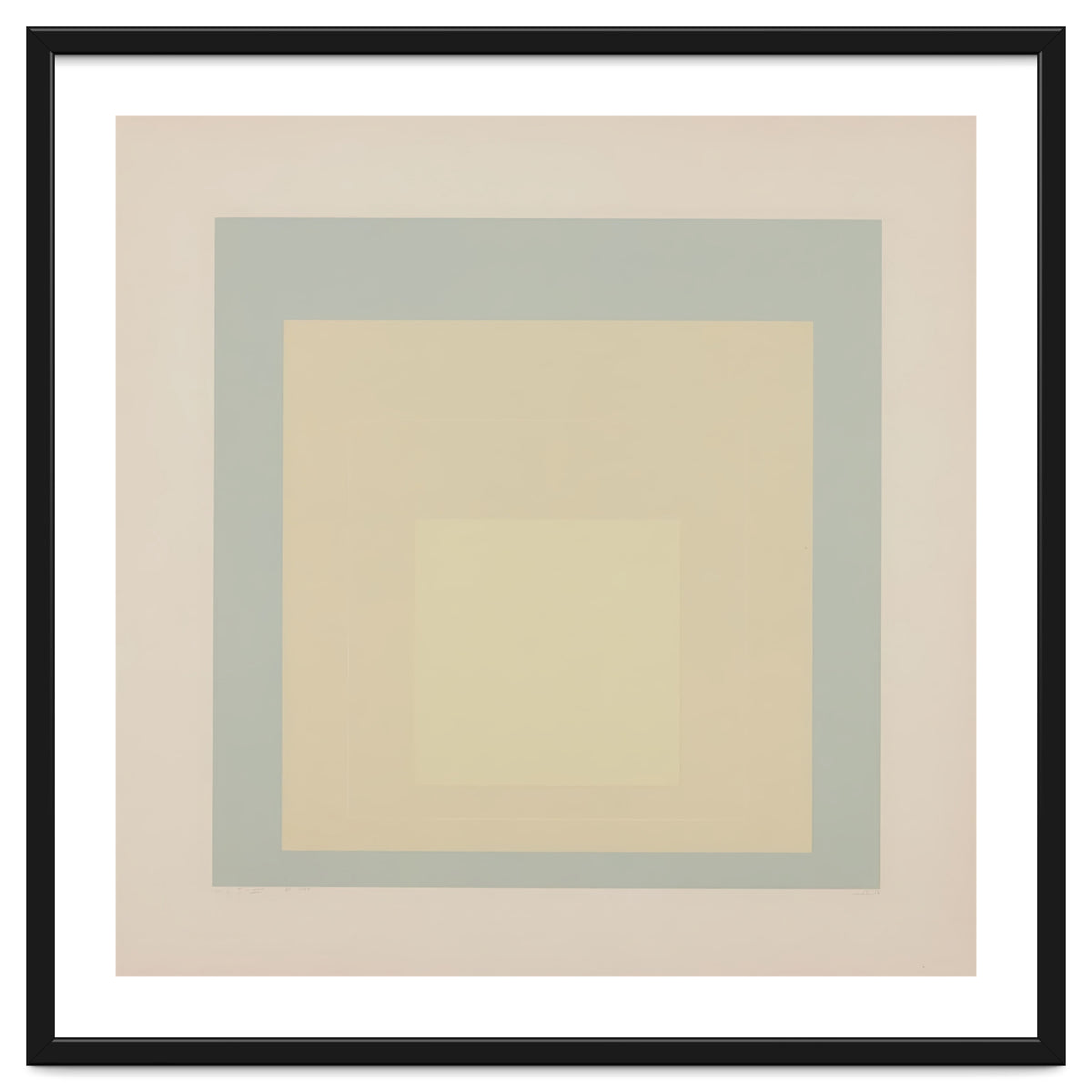 JOSEF ALBERS - HOMAGE TO THE SQUARE