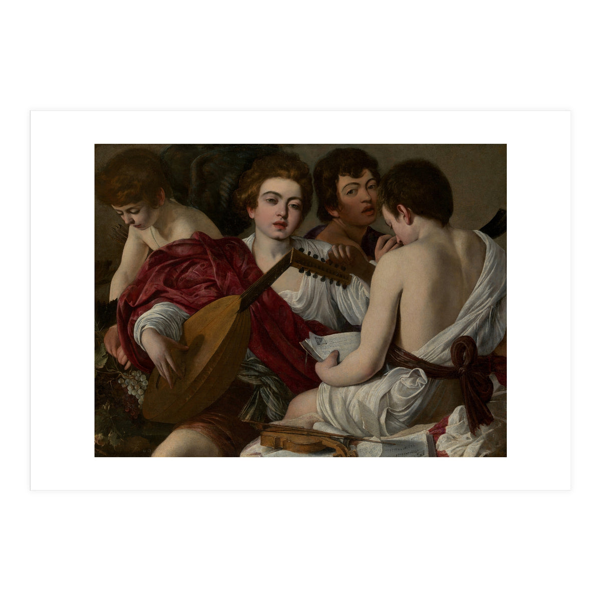 Caravaggio – The Musicians (c.1595) (Print Only)