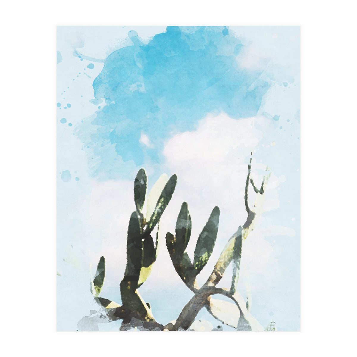 Cactus & Sky (Print Only)