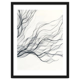 Abstract Black Branching Lines Flowing thumbnail