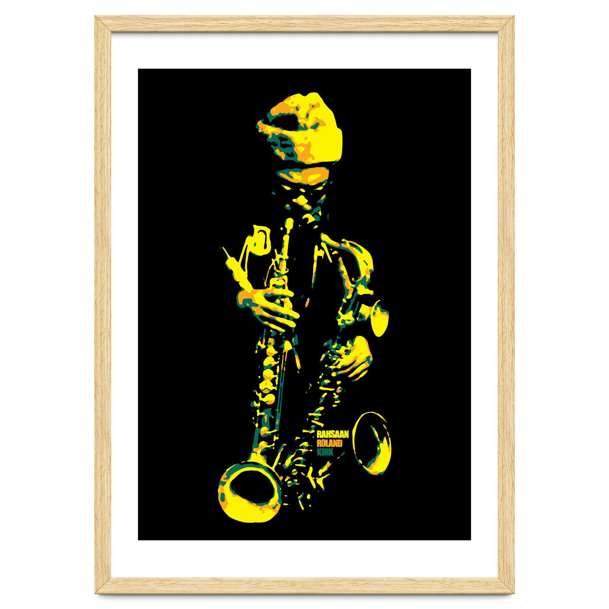 Rahsaan Roland Kirk in Pop Art