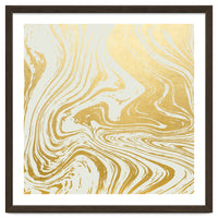 Gold Rush Minimal Illustration, Abstract Shine Luxe Glow Metallic Shimmer Golden Graphic Design