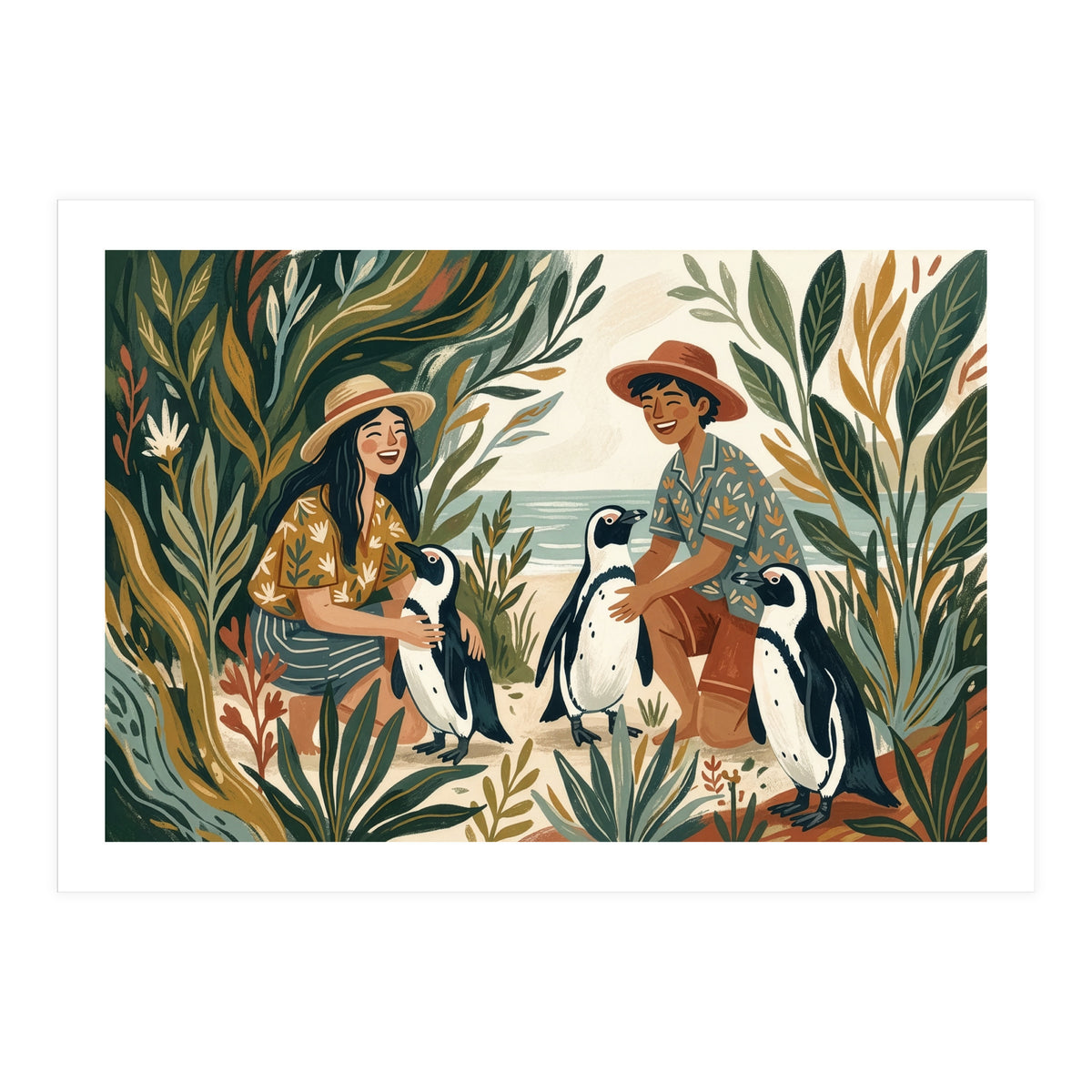 Coastal Penguin Adventure (Print Only)