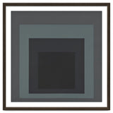 JOSEF ALBERS - HOMAGE TO THE SQUARE BLACK GREY thumbnail