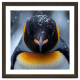Close Up King Penguin In The Snow thumbnail