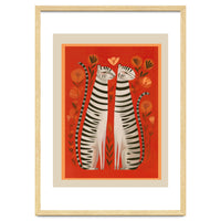 Striped Cat Pair
