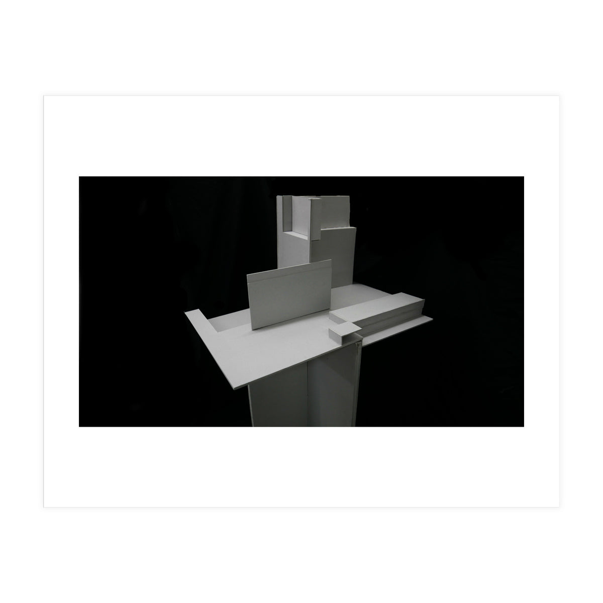 Architectural Model Grey Cardboard (Print Only)