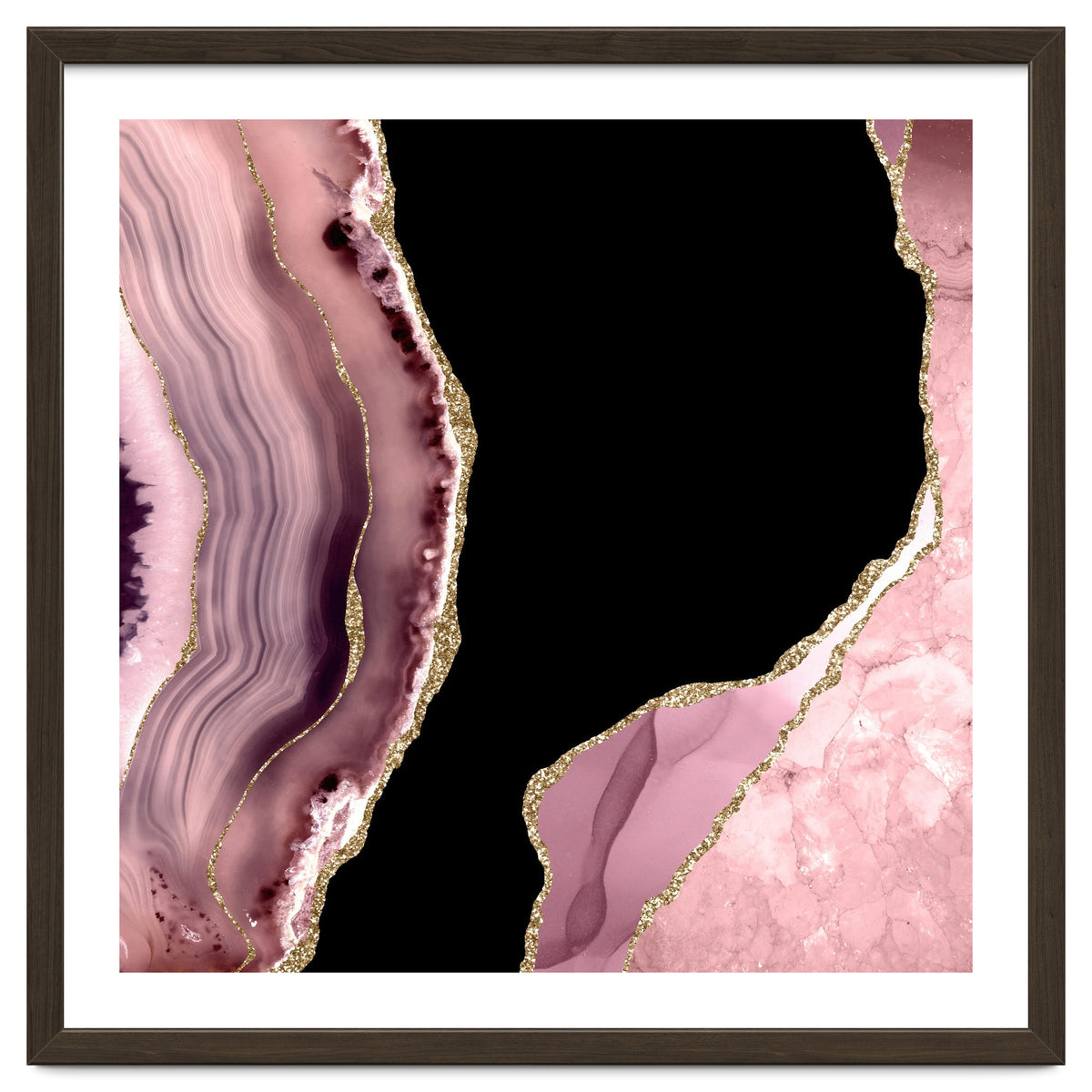 Blush & Gold Agate Texture 01