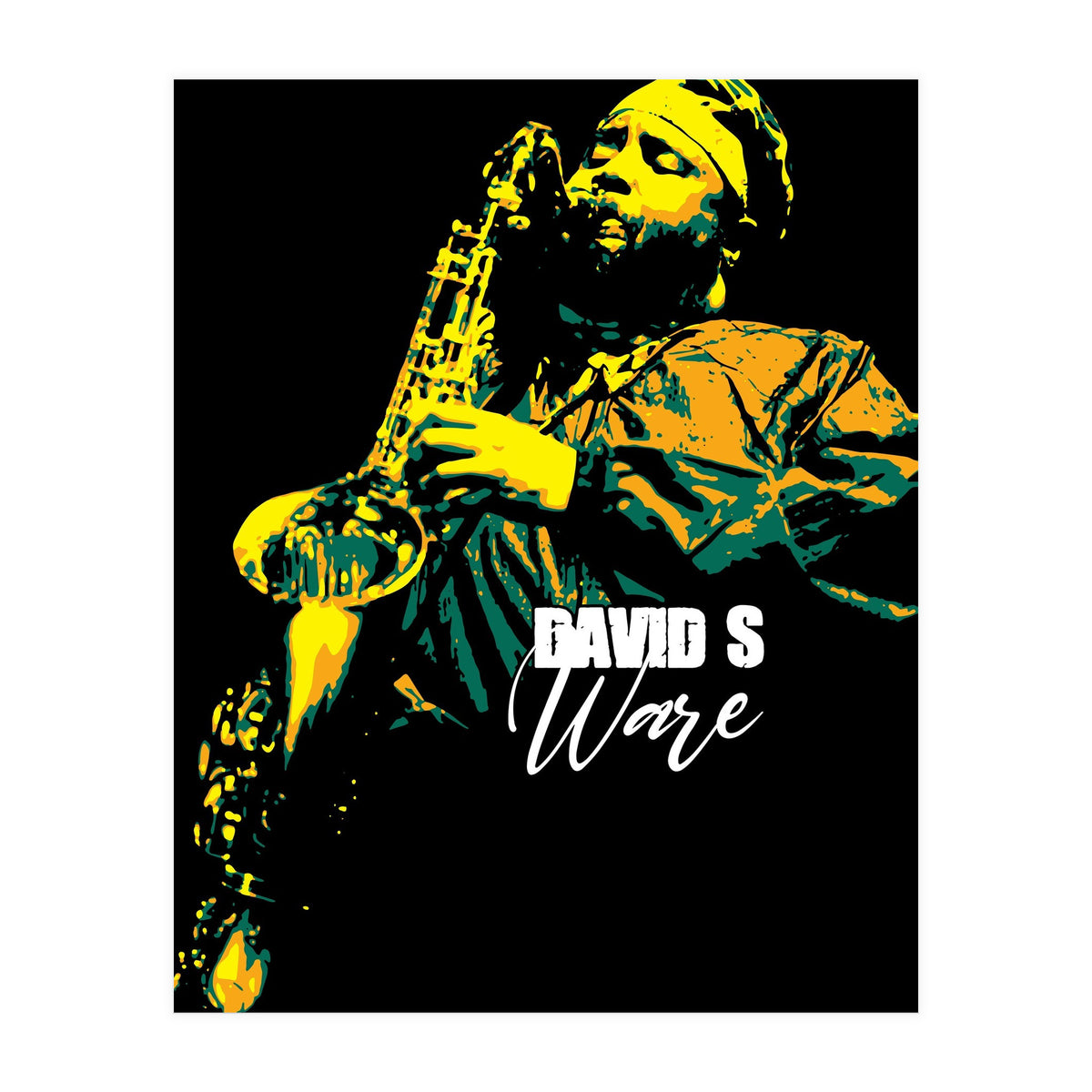 David S. Ware American Jazz Saxophonist (Print Only)