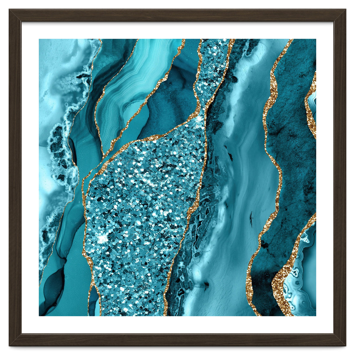 Agate Glitter Ocean Texture 11