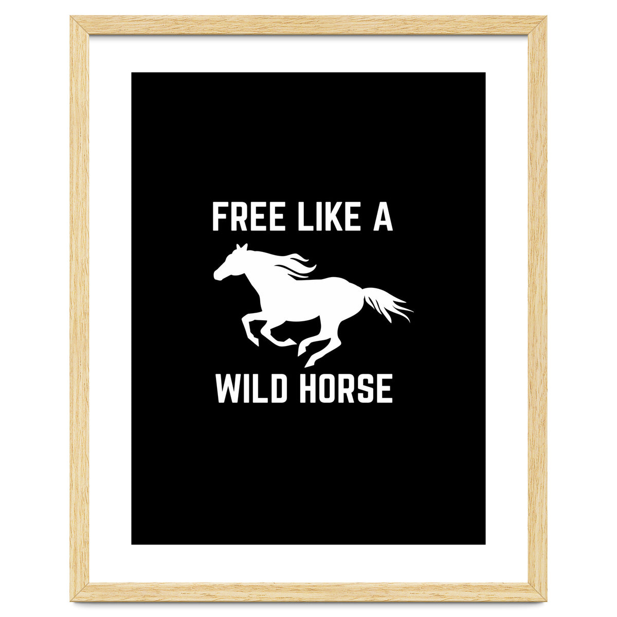 Free like a wild horse