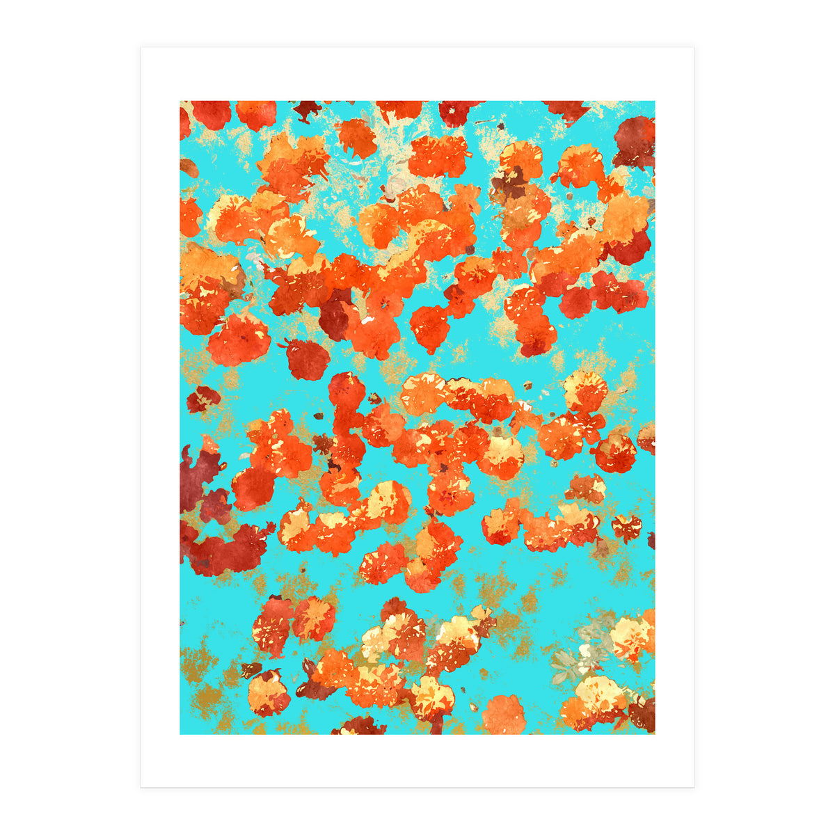 Teal Decor #society6 (Print Only)